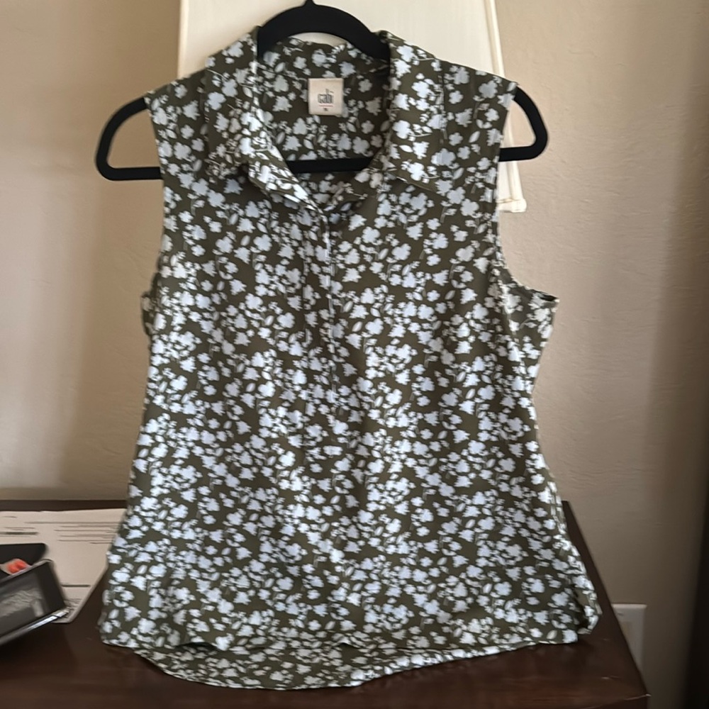 Cabi sleeveless blouse #3614